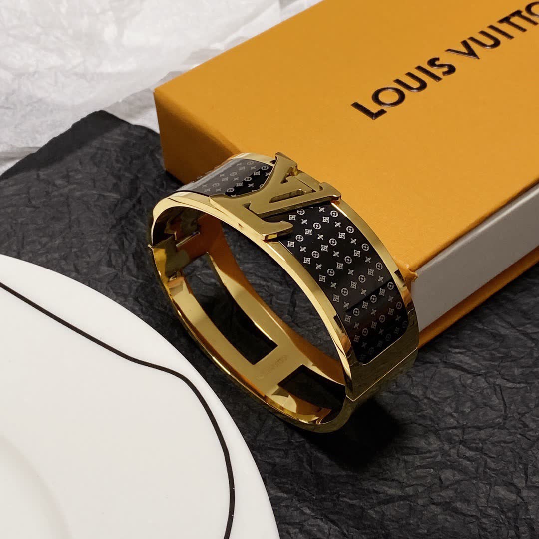 Louis Vuitton Monogram Cuff Bracelet